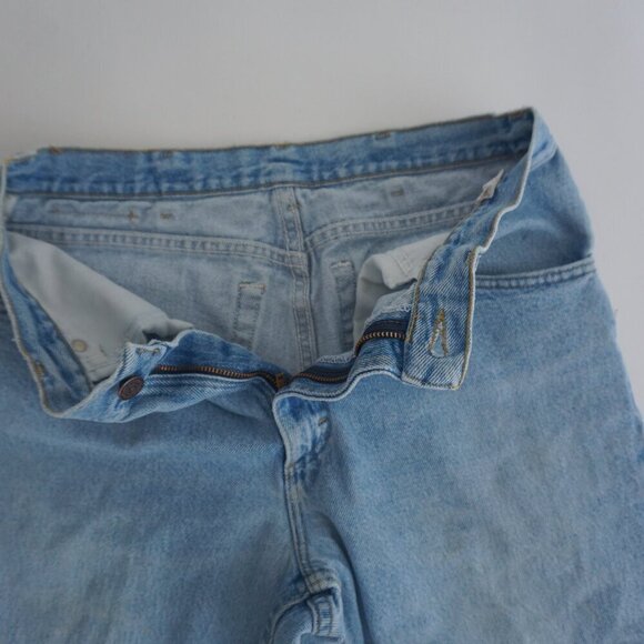 Vintage Lee Light Wash Straight Leg Blue Denim Jeans 34X32 - Picture 11 of 16